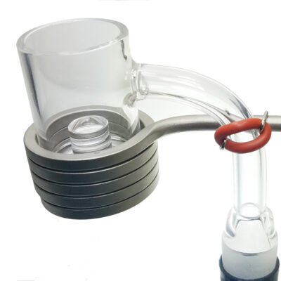 Axial coil and 25mm thermal core reactor banger with quartz insert
