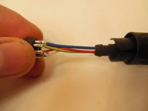 XLR plug wiring