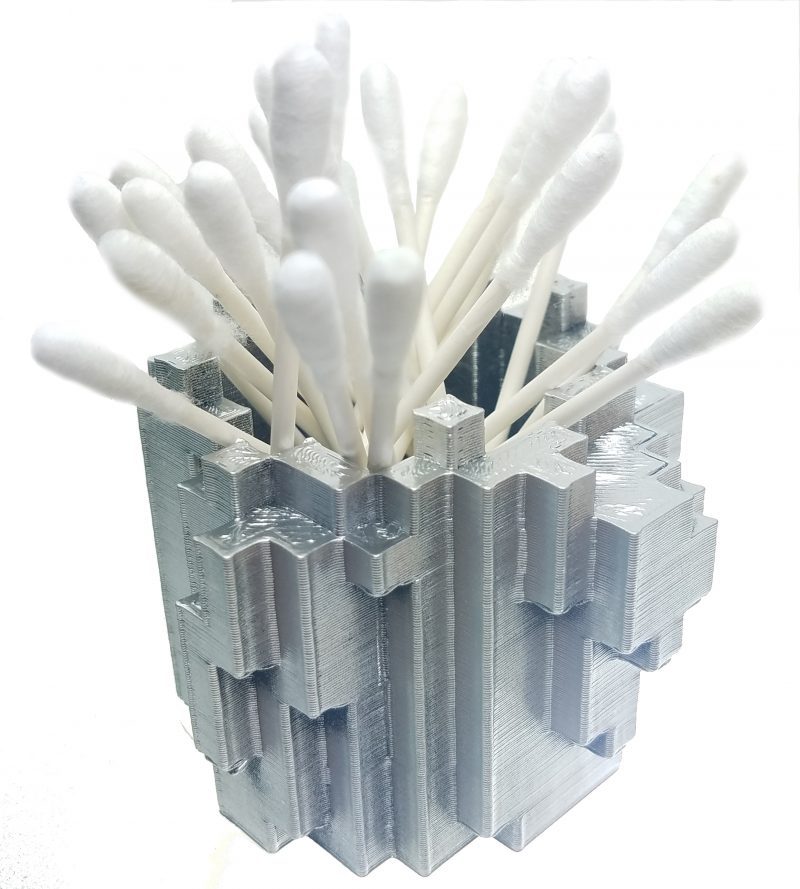 q-tip holder custom 3D printed by RCCtools